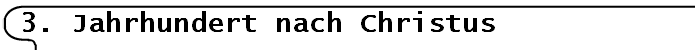 3. Jahrhundert nach Christus