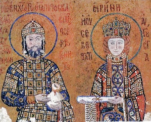Johannes II Komnenos mit Irene