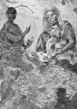 Maria mit Kind - Priscilla Katakombe